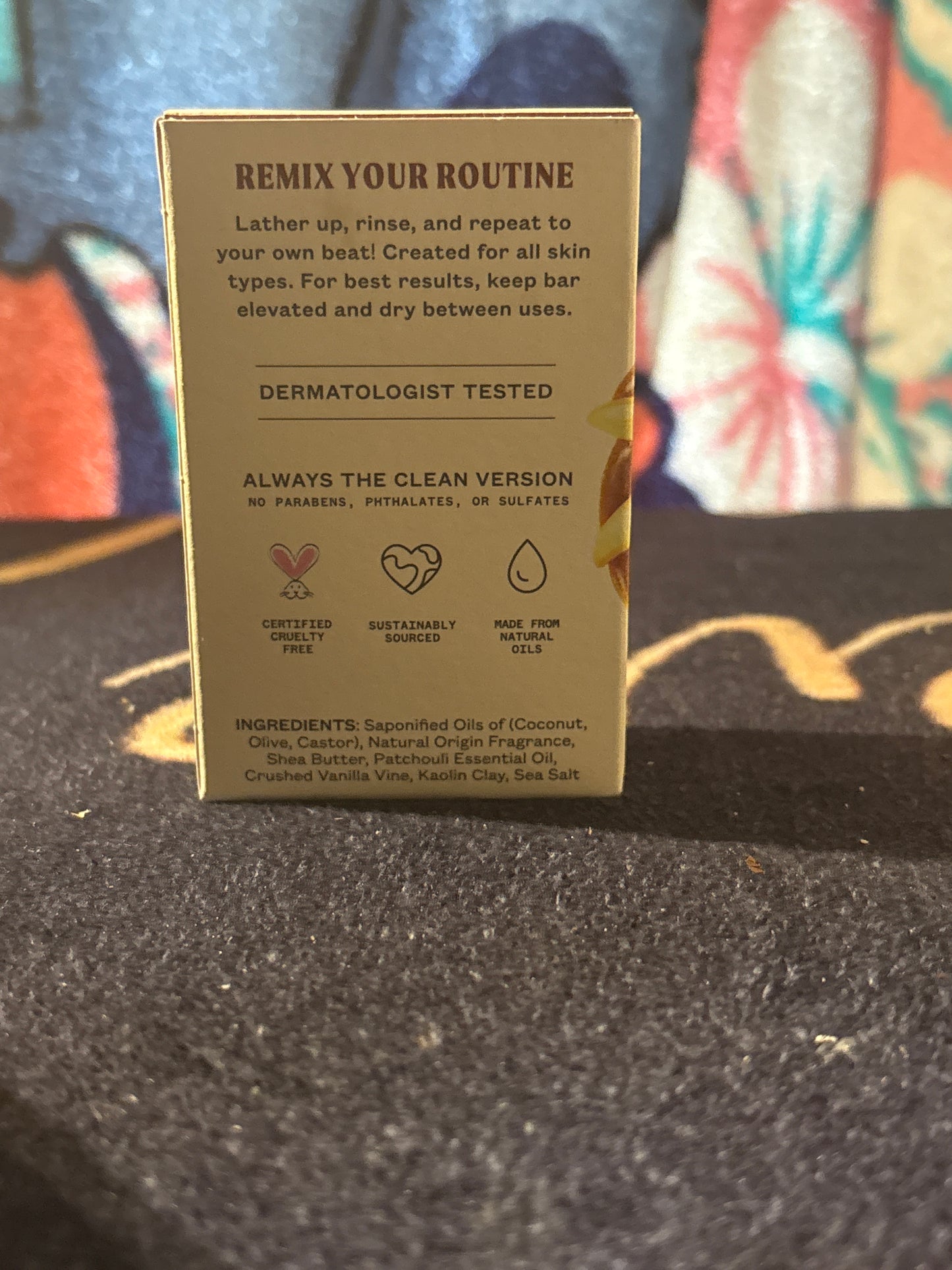 Dr Squatch Juke Box 4.5 oz Bar Soap Vanilla on Vinyl